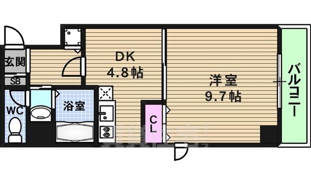 大阪府大阪市中央区谷町５ 谷町六丁目駅 1DK マンション 賃貸物件詳細