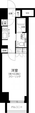 東京都江東区佐賀２ 水天宮前駅 1K マンション 賃貸物件詳細