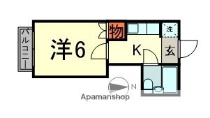 東京都世田谷区奥沢６ 自由が丘駅 1K アパート 賃貸物件詳細