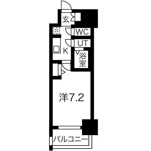 愛知県名古屋市中区新栄２ 新栄町駅 1K マンション 賃貸物件詳細