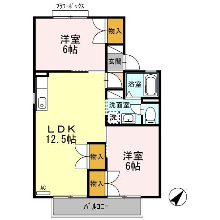 静岡県浜松市中央区高丘北２ 浜松駅 2LDK アパート 賃貸物件詳細