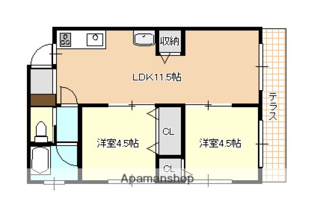 広島県広島市安佐南区八木９ 上八木駅 2LDK マンション 賃貸物件詳細