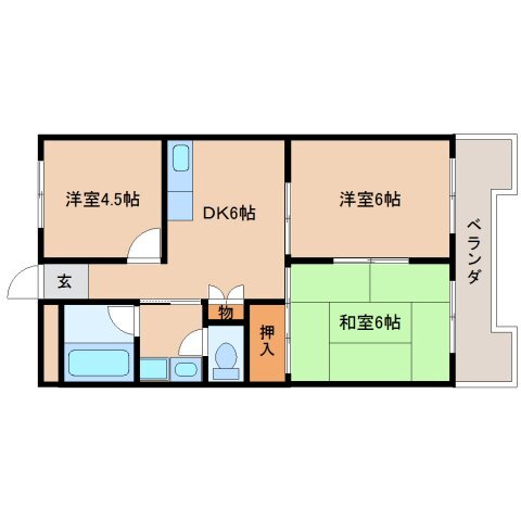 奈良県生駒郡安堵町大字東安堵 大和小泉駅 3DK マンション 賃貸物件詳細