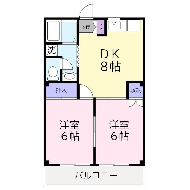 埼玉県ふじみ野市新駒林２ ふじみ野駅 2DK マンション 賃貸物件詳細