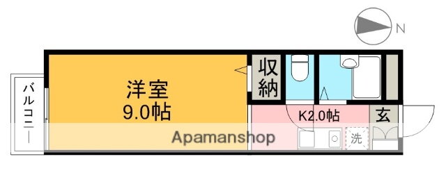 高知県高知市葛島３ 葛島橋東詰駅 1K アパート 賃貸物件詳細