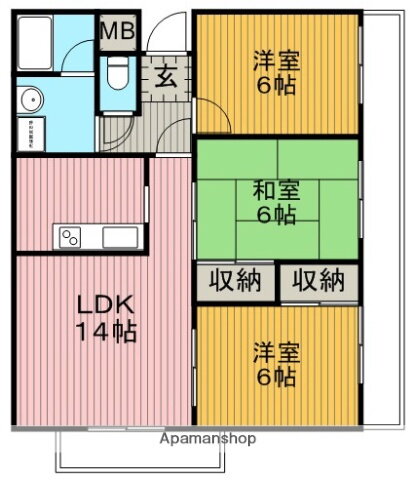 大阪府豊中市清風荘１ 蛍池駅 3LDK マンション 賃貸物件詳細