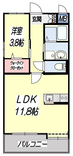 熊本県熊本市北区龍田１ 竜田口駅 1LDK マンション 賃貸物件詳細