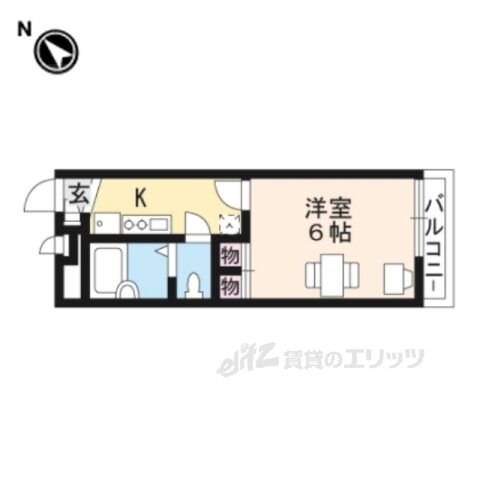 京都府京都市東山区泉涌寺東林町 東福寺駅 1K アパート 賃貸物件詳細