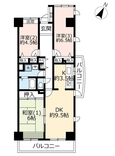 東京都西東京市新町１ 武蔵境駅 3LDK マンション 賃貸物件詳細