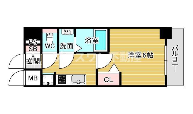 大阪府大阪市西淀川区姫里２ 姫島駅 1K マンション 賃貸物件詳細
