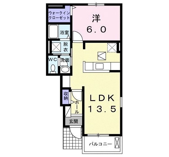 エス・ベル　Ａ 1階 1LDK 賃貸物件詳細