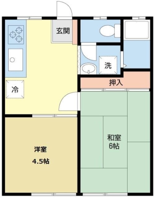 千葉県船橋市八木が谷２ 二和向台駅 2DK アパート 賃貸物件詳細