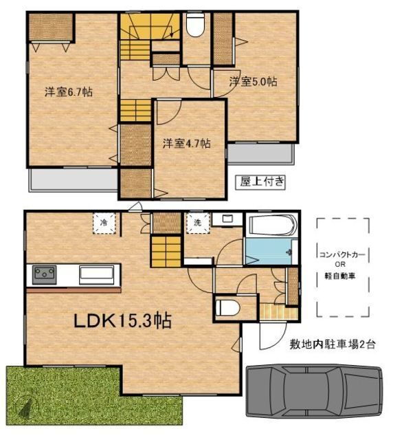 東京都三鷹市新川４ 仙川駅 3LDK 一戸建て 賃貸物件詳細