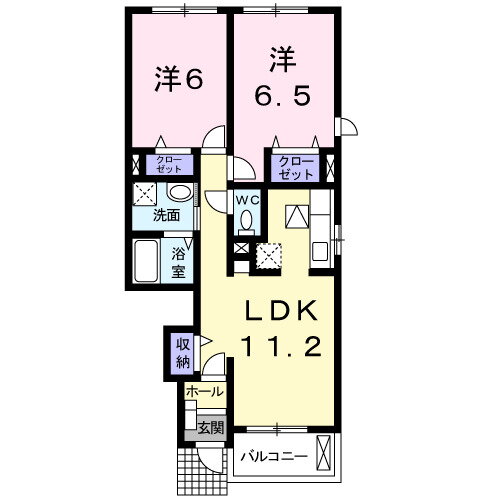 エトワールＤ 1階 2LDK 賃貸物件詳細