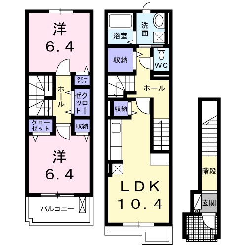 埼玉県本庄市本庄４ 本庄駅 2LDK アパート 賃貸物件詳細