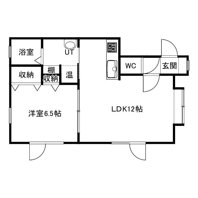 北海道釧路市文苑３ 新富士駅 1LDK アパート 賃貸物件詳細