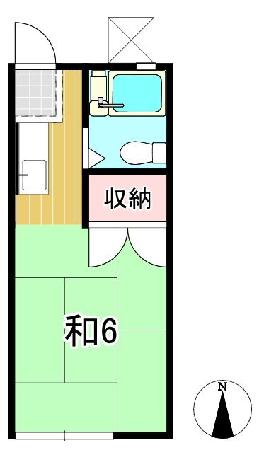 茨城県日立市大みか町６ 大甕駅 1K アパート 賃貸物件詳細