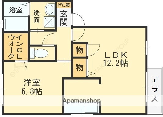 大阪府八尾市山本町１ 河内山本駅 1LDK アパート 賃貸物件詳細