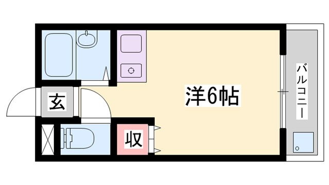兵庫県姫路市増位本町２ 野里駅 ワンルーム マンション 賃貸物件詳細