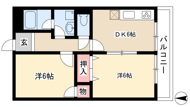 愛知県名古屋市中川区牛立町２ 日比野駅 2DK マンション 賃貸物件詳細