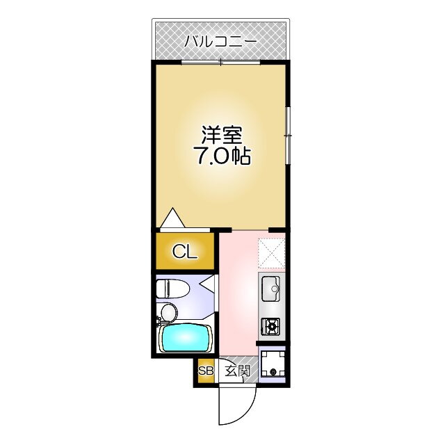 兵庫県神戸市長田区鶯町３ 鵯越駅 1K マンション 賃貸物件詳細