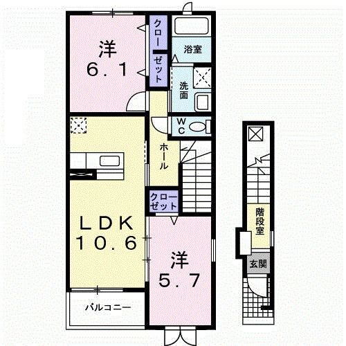 茨城県取手市野々井 ゆめみ野駅 2LDK アパート 賃貸物件詳細