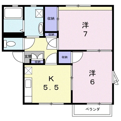 栃木県佐野市田沼町 吉水駅 2K アパート 賃貸物件詳細
