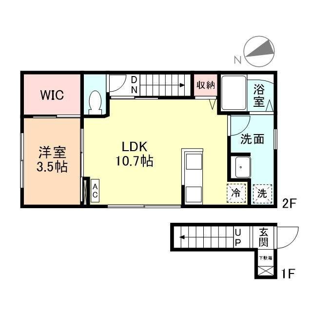 チル（奥井町） 1階 1LDK 賃貸物件詳細