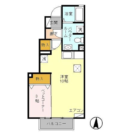 栃木県宇都宮市今宮４ 西川田駅 1LDK アパート 賃貸物件詳細