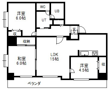北海道札幌市中央区南十二条西１３ 幌平橋駅 3LDK マンション 賃貸物件詳細