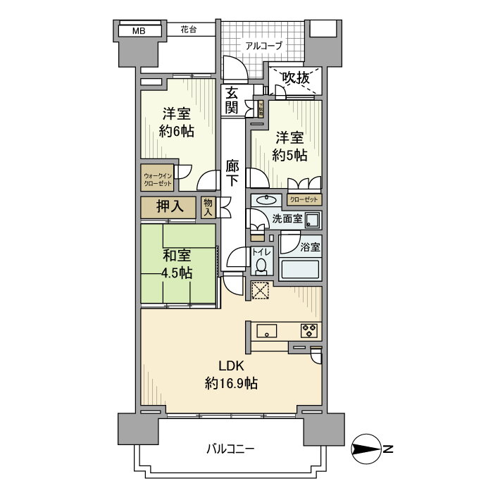 東京都杉並区井草２ 井荻駅 3LDK マンション 賃貸物件詳細