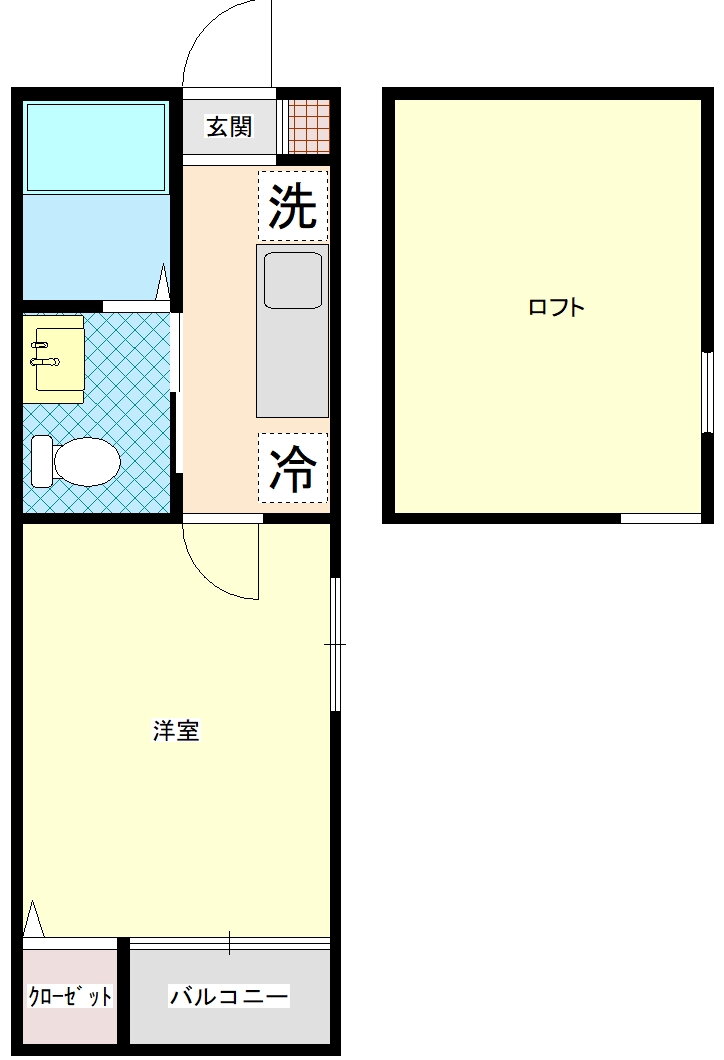 神奈川県川崎市中原区井田中ノ町 元住吉駅 1K アパート 賃貸物件詳細