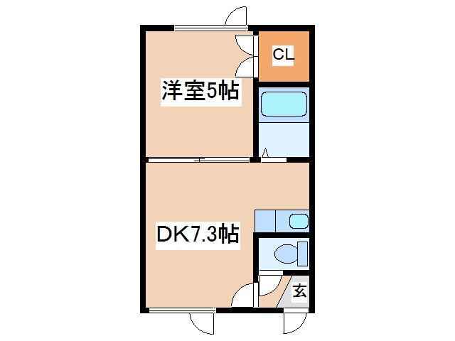 北海道釧路市川北町 釧路駅 1DK アパート 賃貸物件詳細