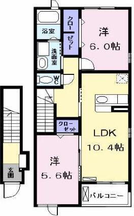 愛知県名古屋市港区東蟹田 戸田駅 2LDK アパート 賃貸物件詳細