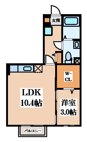 アヴァント 1階 1LDK 賃貸物件詳細