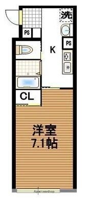 ディアコート富士見台 2階 1K 賃貸物件詳細