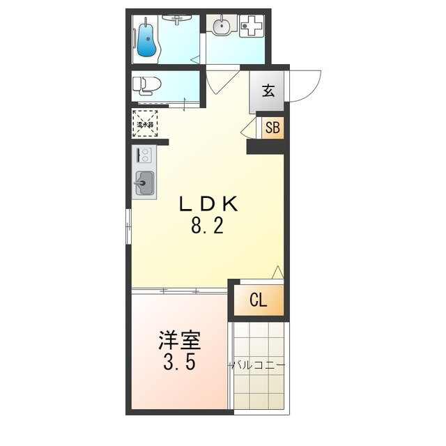 大阪府門真市石原町 古川橋駅 1LDK アパート 賃貸物件詳細