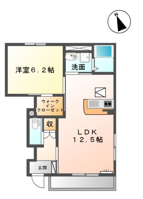 ベルクレスト 1階 1LDK 賃貸物件詳細