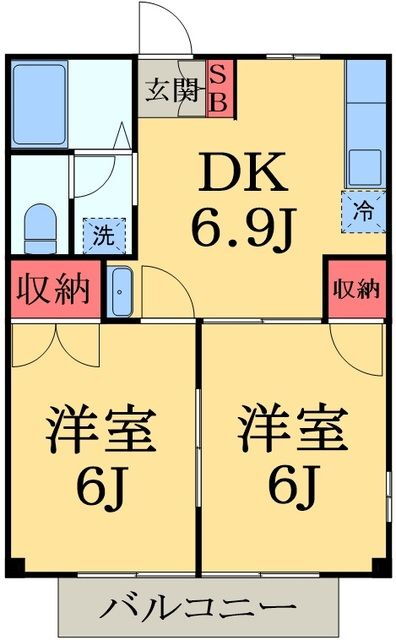 千葉県市原市古市場 浜野駅 2DK アパート 賃貸物件詳細