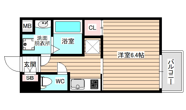 大阪府大阪市西淀川区花川２ 姫島駅 1K マンション 賃貸物件詳細