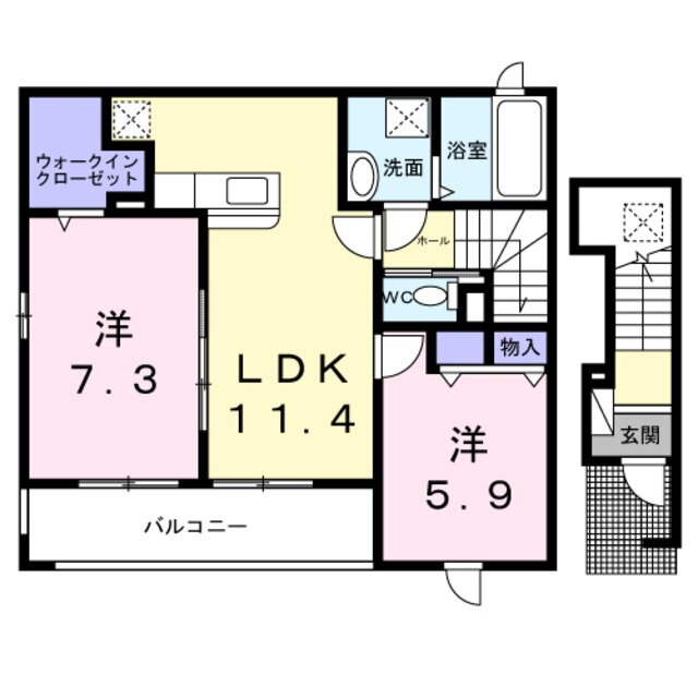 奈良県橿原市高殿町 耳成駅 2LDK アパート 賃貸物件詳細