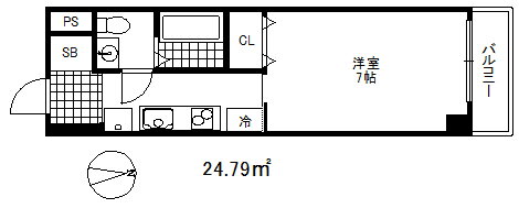 兵庫県神戸市中央区生田町３ 三ノ宮駅 1K マンション 賃貸物件詳細
