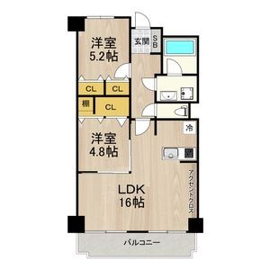 インプルーブ天満橋 11階 2LDK 賃貸物件詳細