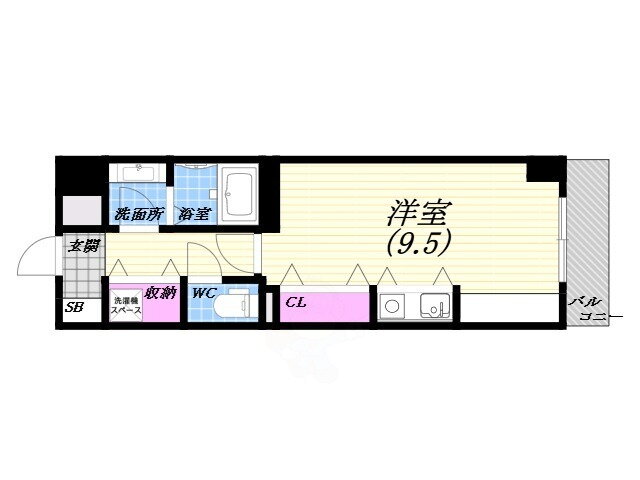 兵庫県芦屋市業平町 芦屋駅 ワンルーム マンション 賃貸物件詳細