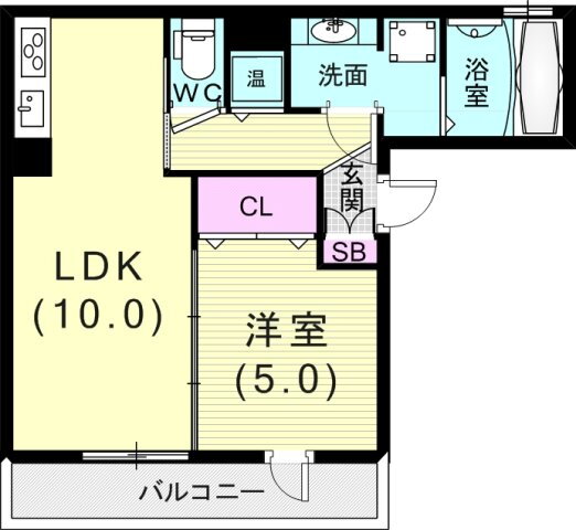 兵庫県神戸市兵庫区松原通１ 中央市場前駅 1LDK アパート 賃貸物件詳細