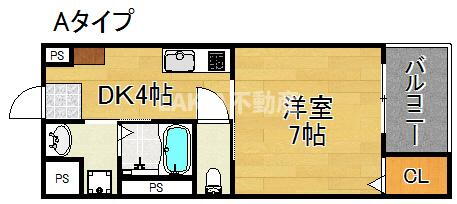 大阪府大阪市西成区岸里東１ 岸里玉出駅 1DK マンション 賃貸物件詳細