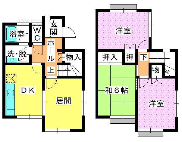 福岡県福岡市西区生の松原１ 下山門駅 4DK アパート 賃貸物件詳細