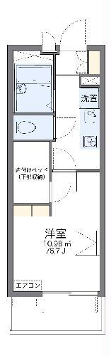 レオパレスＨＩＲＯ 4階 1K 賃貸物件詳細