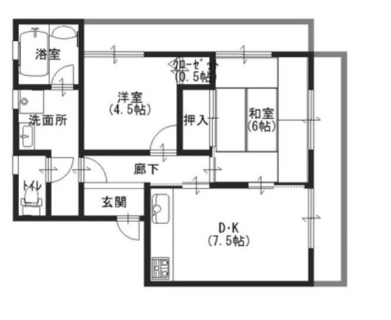 兵庫県姫路市下寺町 京口駅 2DK マンション 賃貸物件詳細