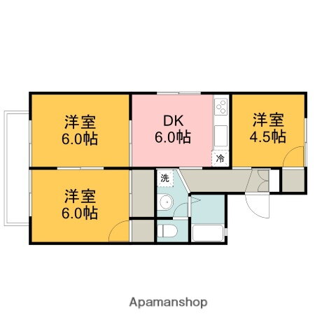 広島県東広島市西条中央１ 西条駅 3DK アパート 賃貸物件詳細